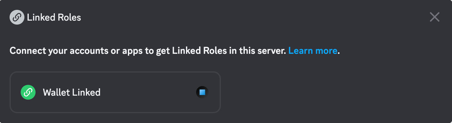 Linked Roles Select